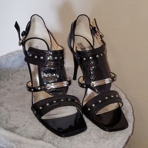 Michael Kors stiletto real snake and leather 9.5M